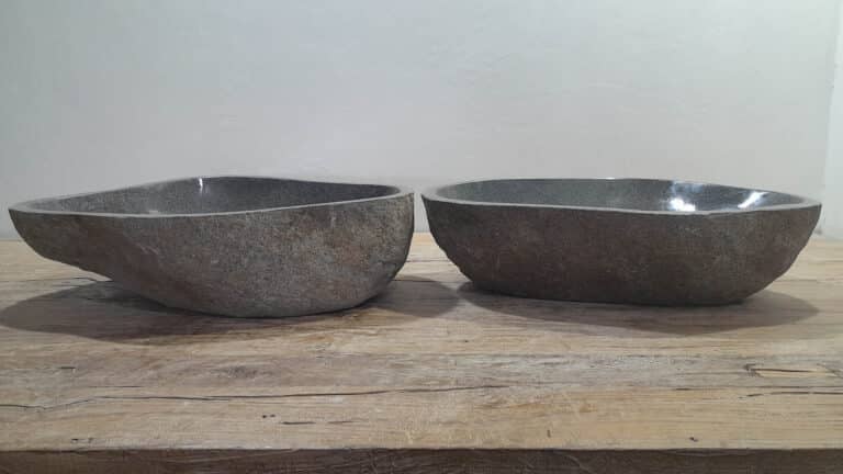Flussstein Waschbecken Satz RL2511205AB, 58x40x15 cm
